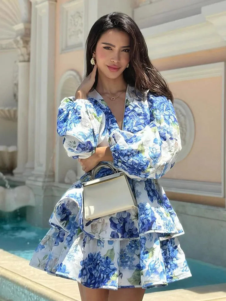 Vintage Ruffle Hem Mini