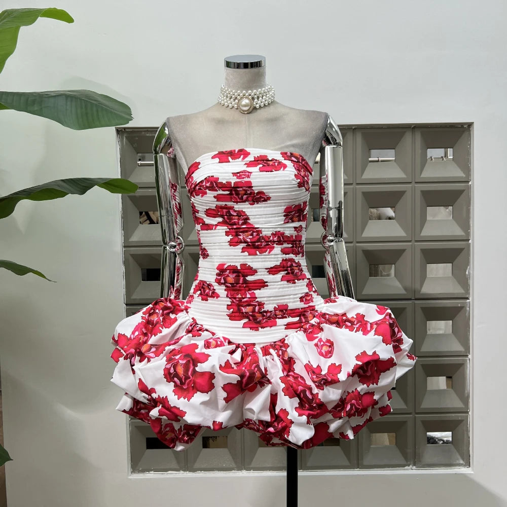 Floral Lolita Blue Red