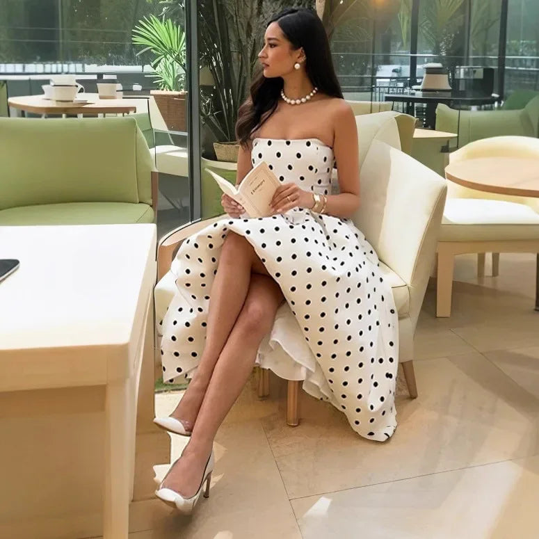 1 Polka Dots Long dresses