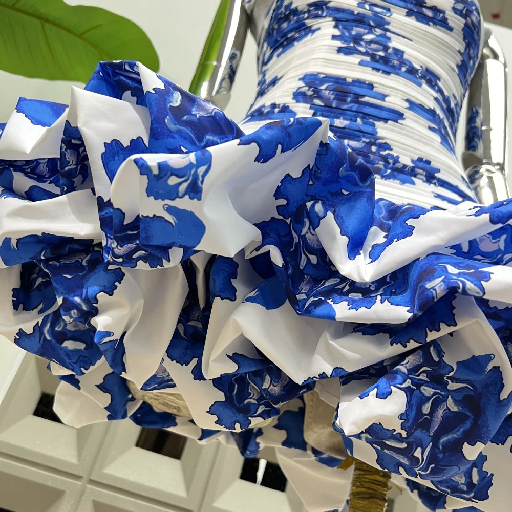 Floral Lolita Blue Red