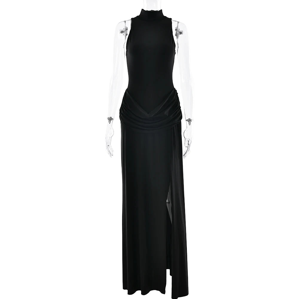 High Slit Turtleneck Club wear