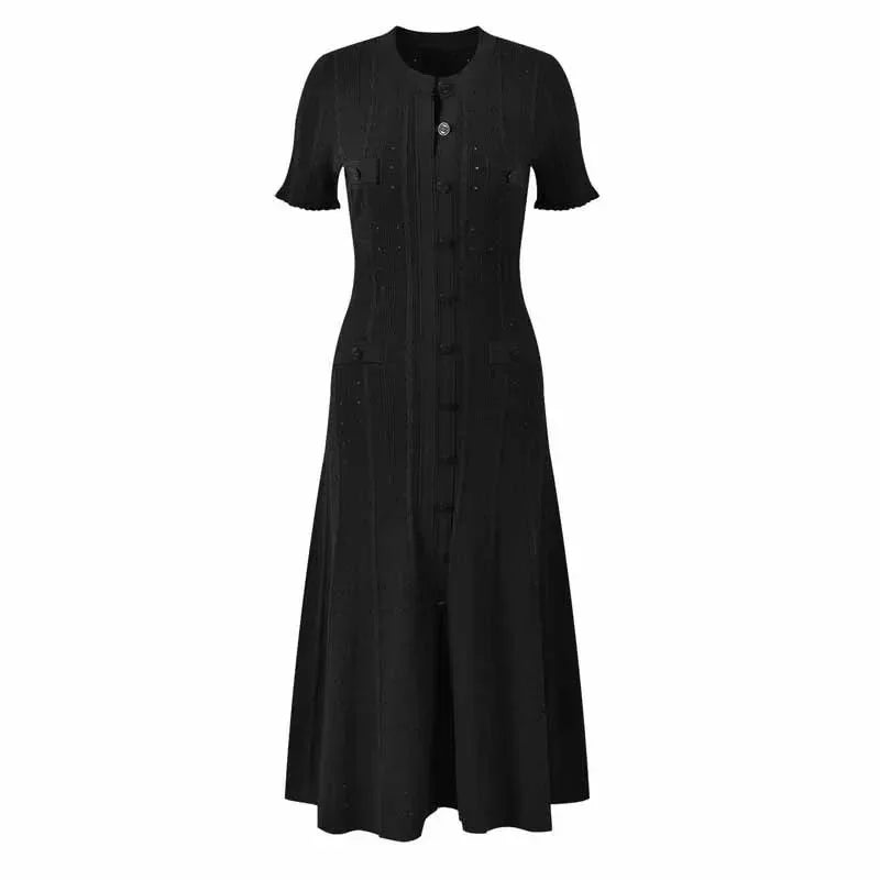 French Elegant Knitted Dress