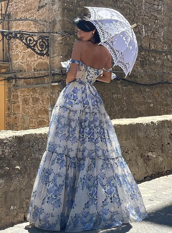Long Dress Lady Elegant French