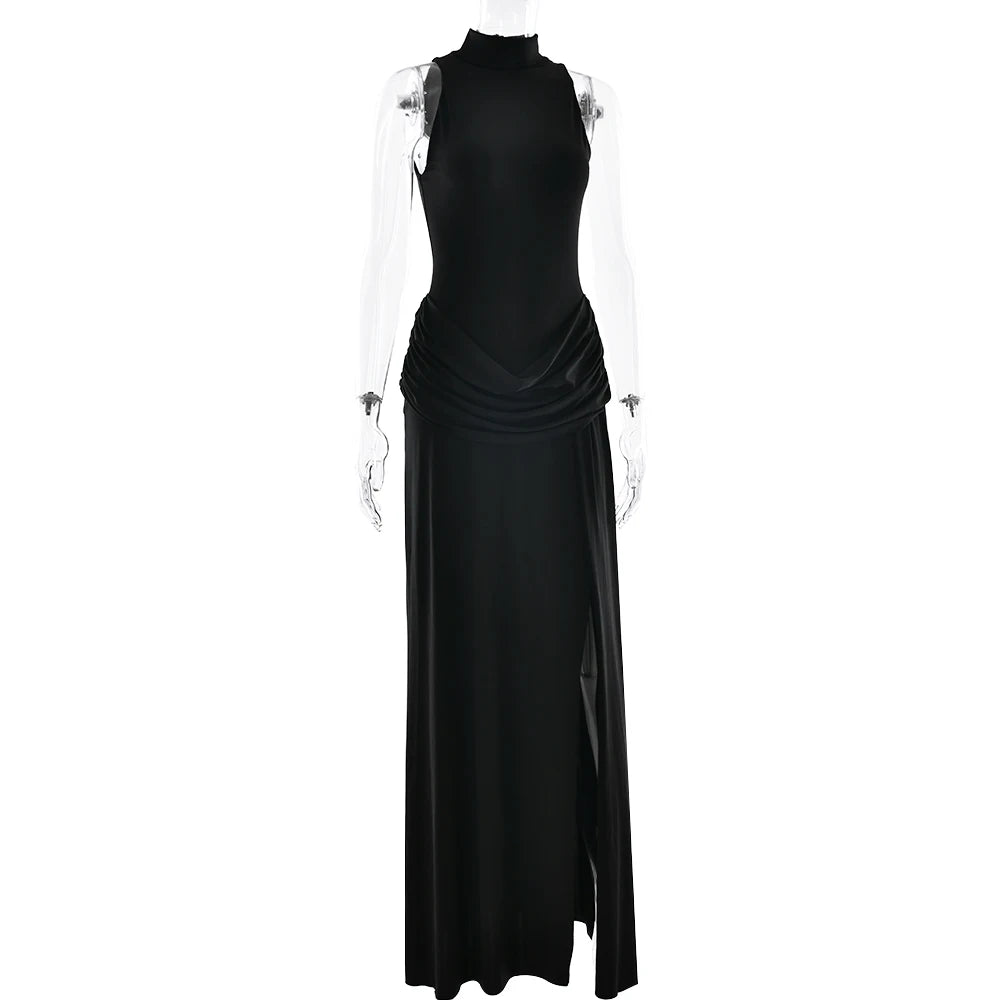 High Slit Turtleneck Club wear