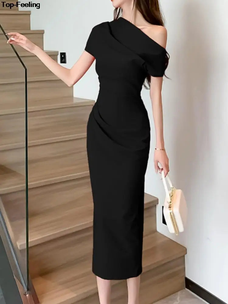 Elegant Off Shoulder Bodycon