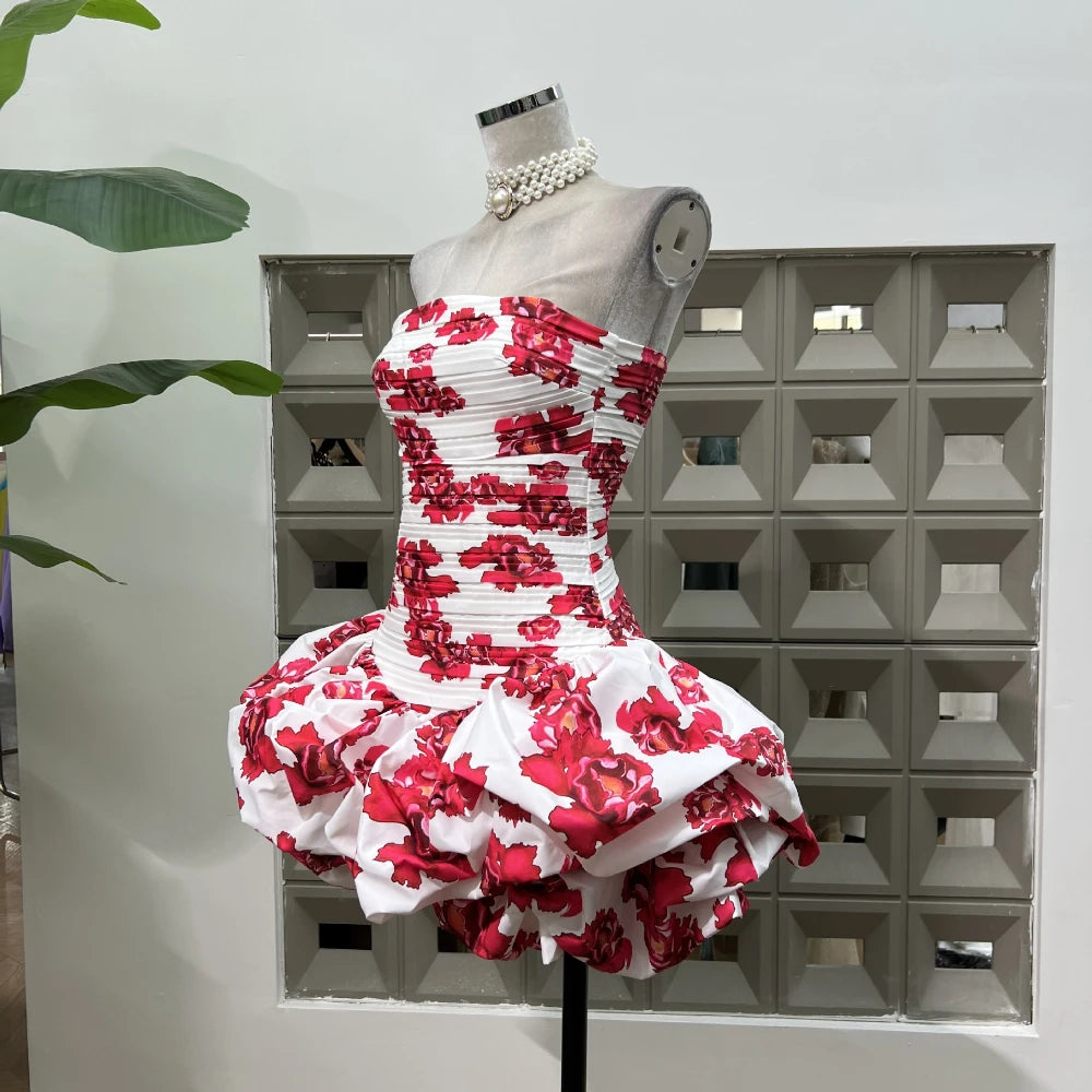 Floral Lolita Blue Red