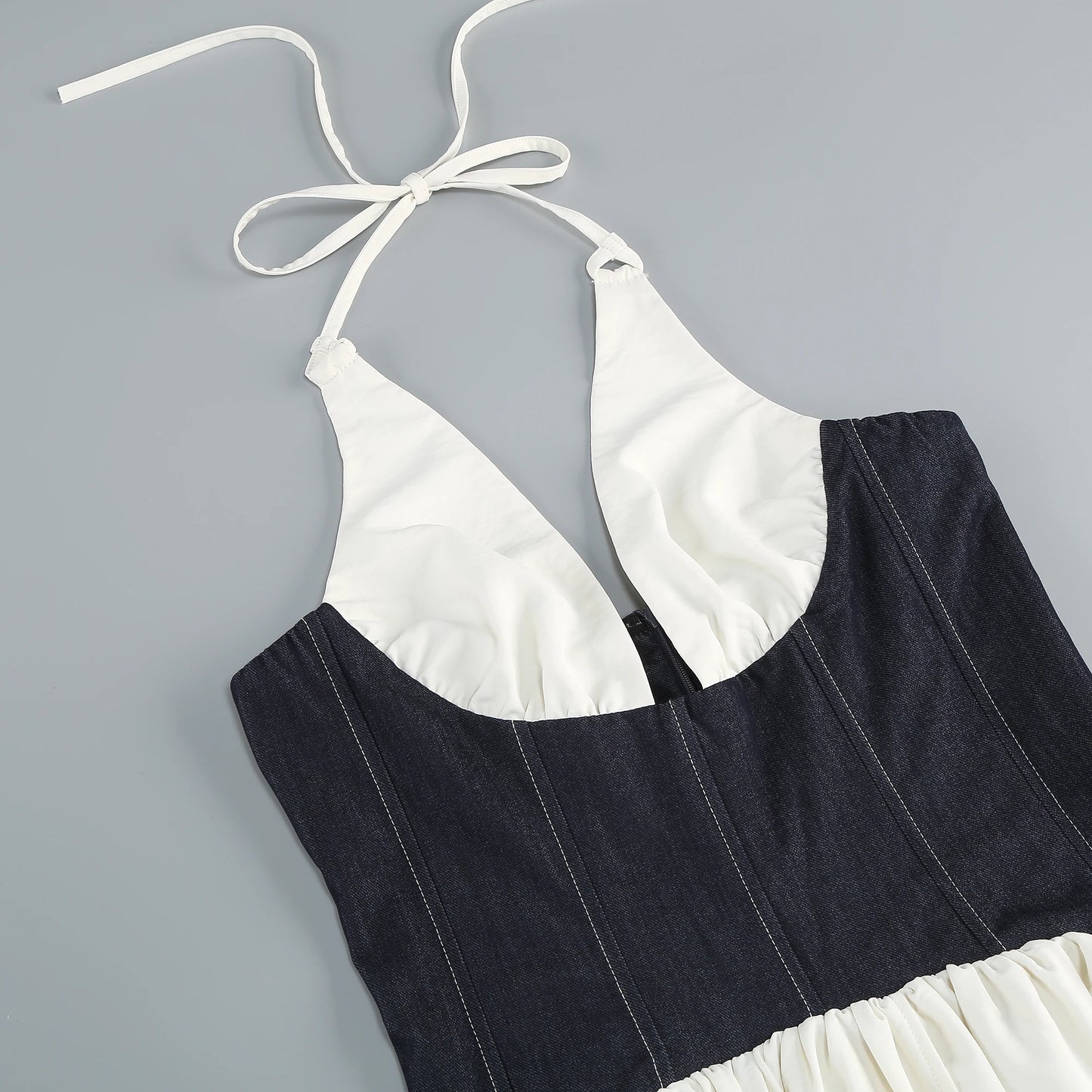 1 Celebrity style Contrast Dress