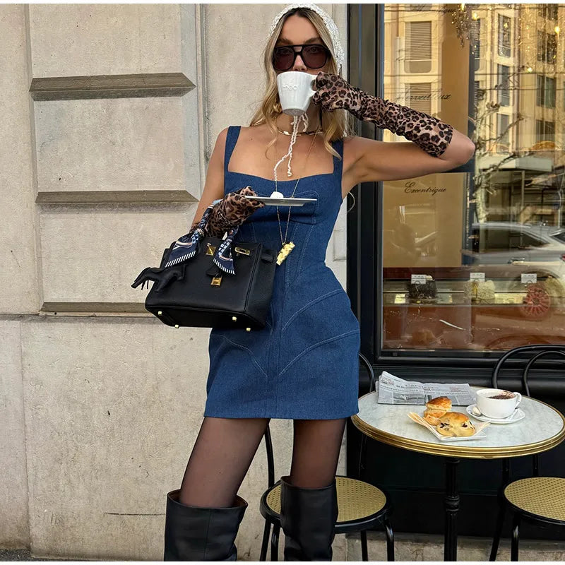 Denim Top Brand Mini