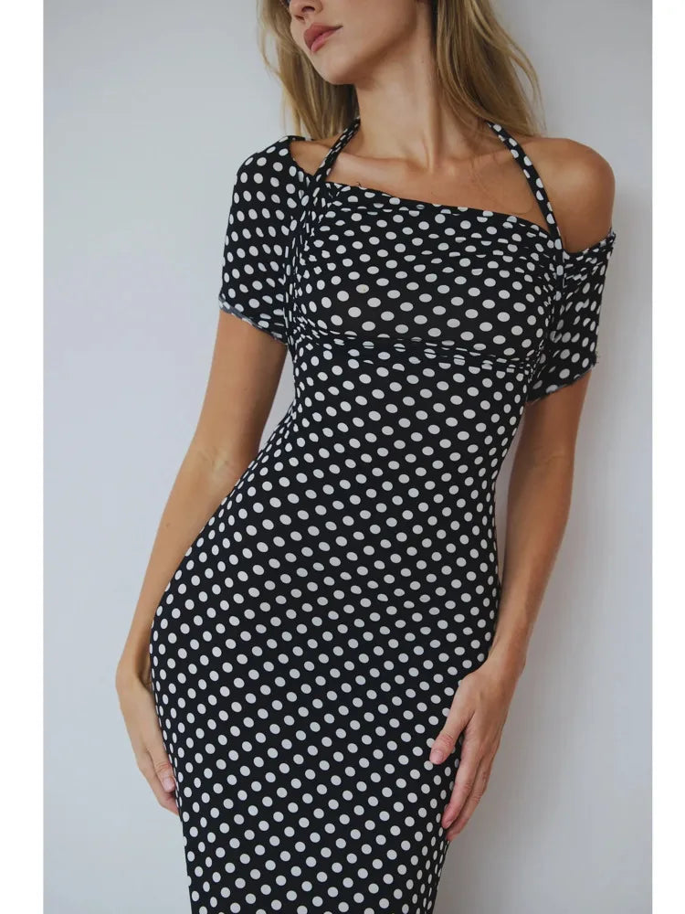 Dreamy Backless Polka Dots