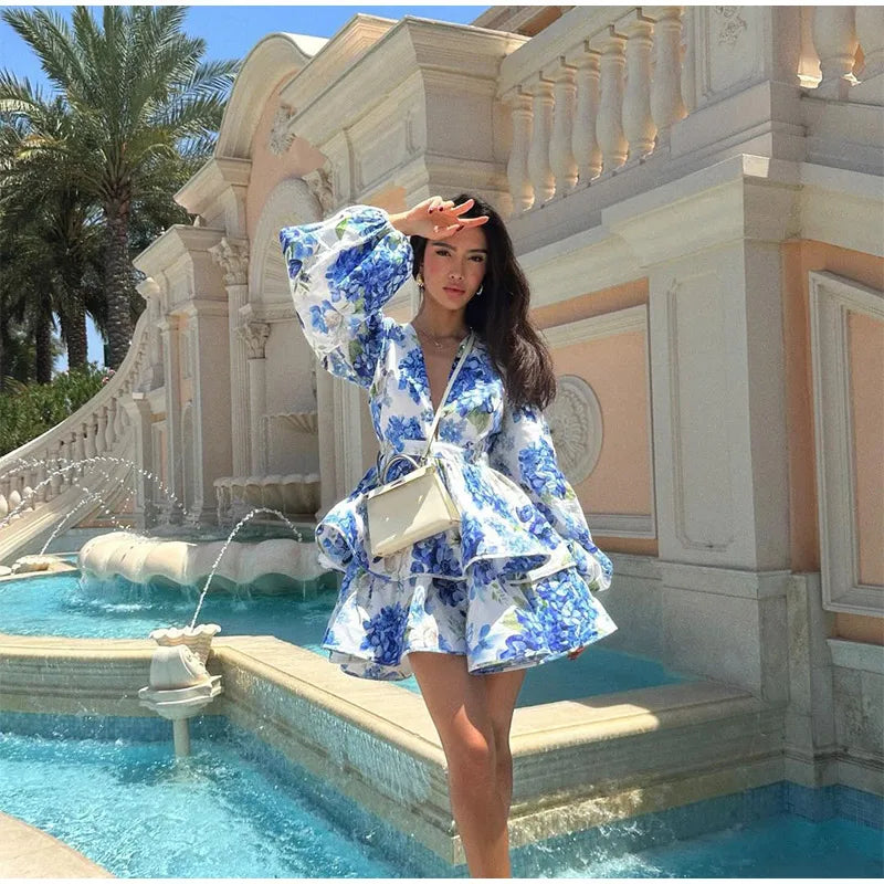 Vintage Ruffle Hem Mini
