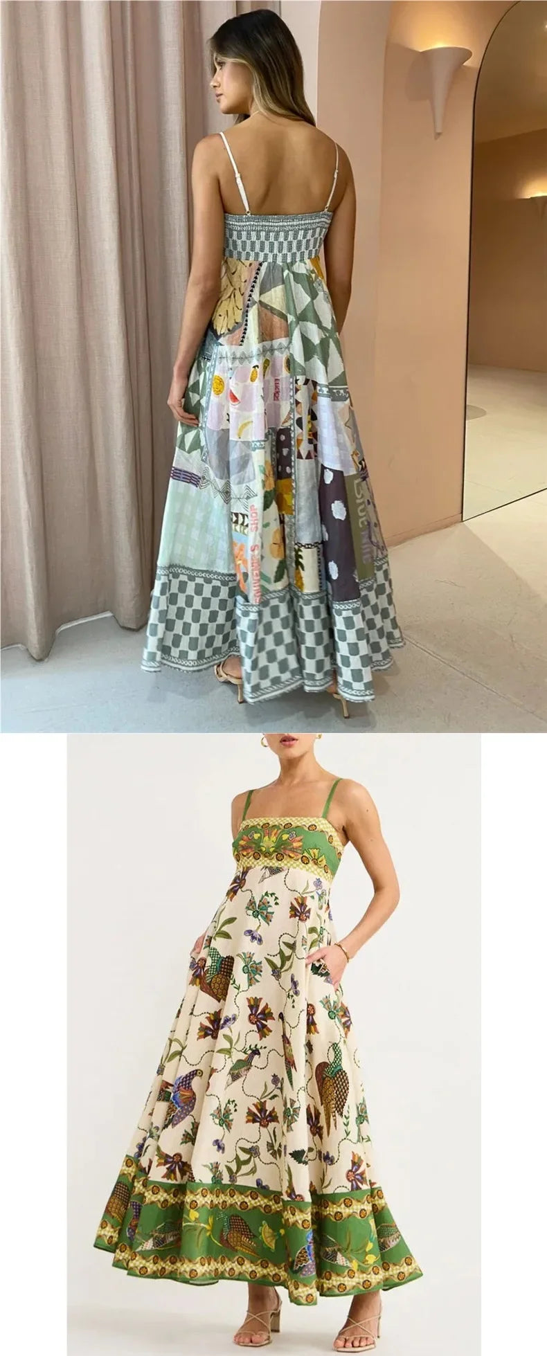 New Hot Sale of the Season – Printed Linen Maxi Dress (in 9 Colors)