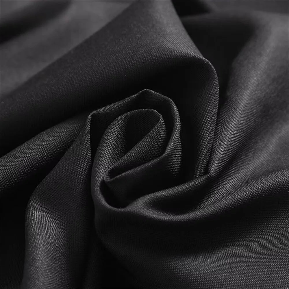 Long blackless Dress Off Shoulder Silk