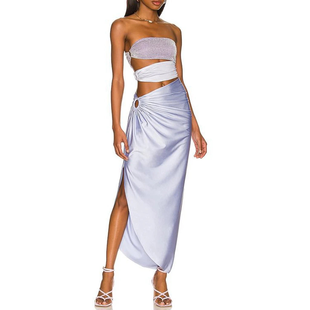 Elegant Cut Out Smimsuit and Coverup