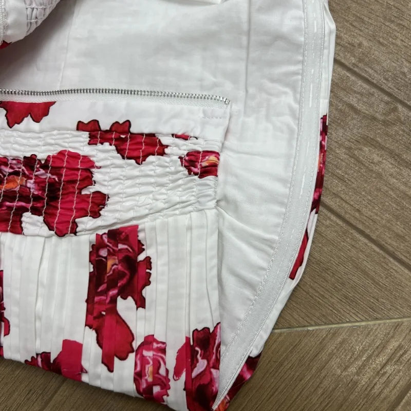 Backless bottom flower Birthday Dress