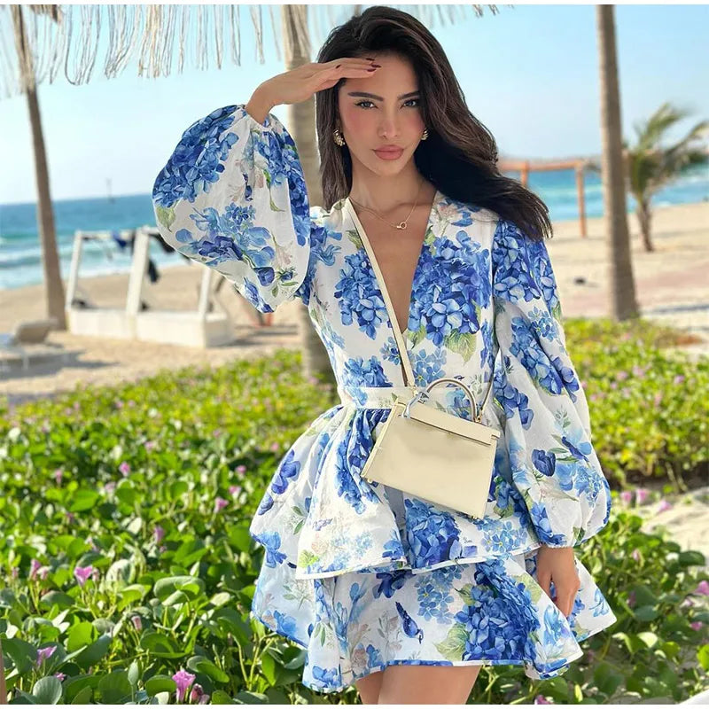 Vintage Ruffle Hem Mini