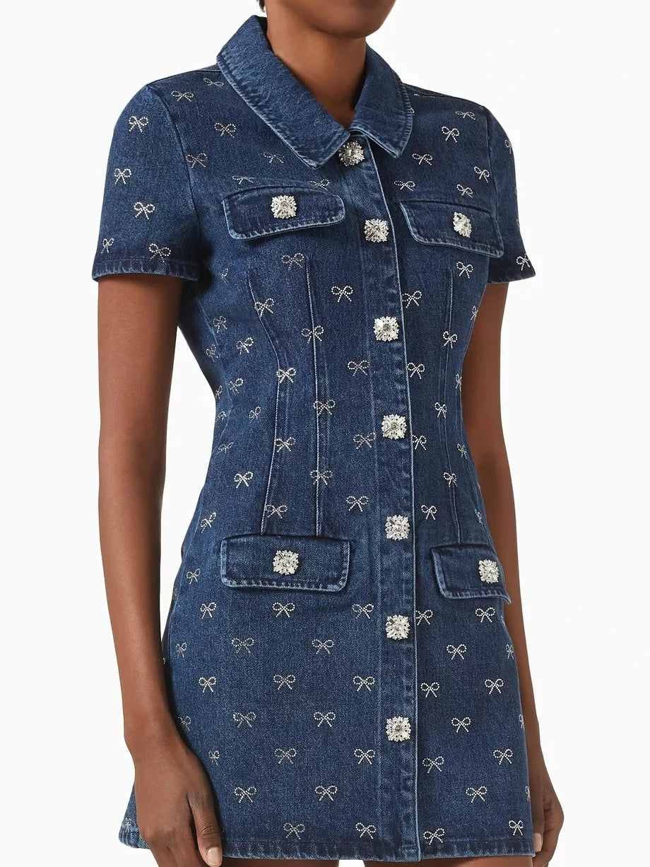 Luxury Denim Dress