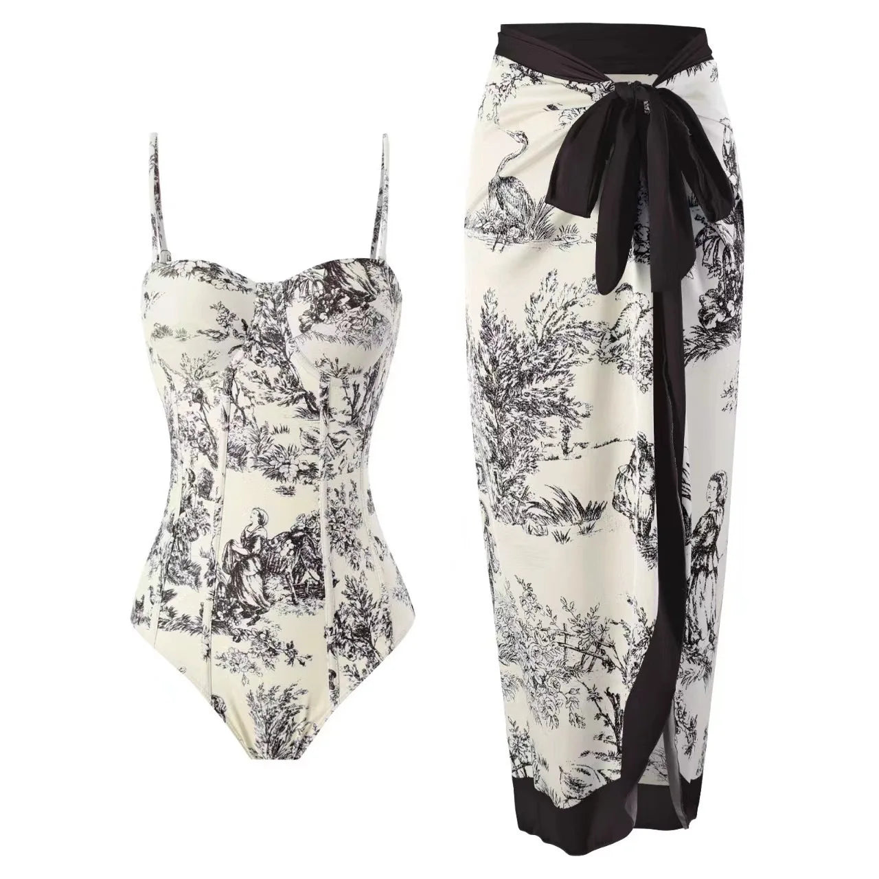 1 Dior Print Bikini Set