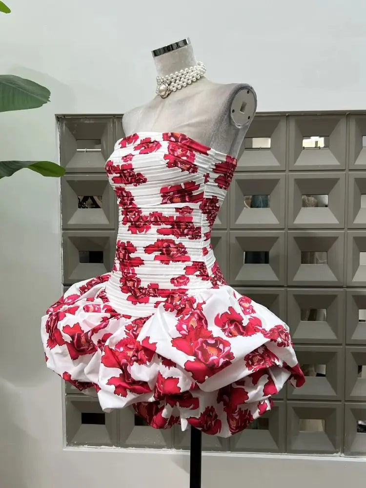 Floral Lolita Blue Red
