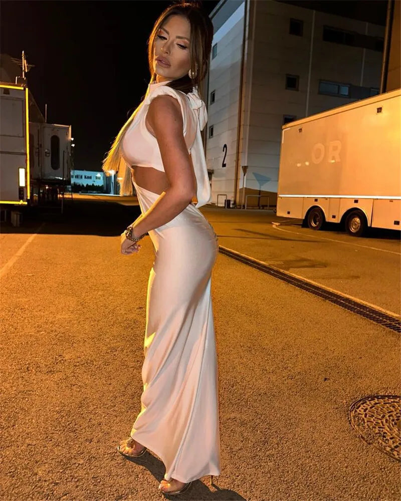 twisted cut out dress