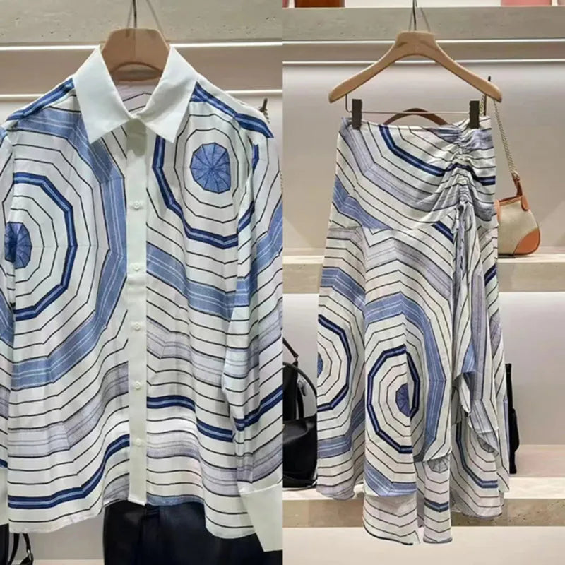 Geometric 2025 Latest Skirt- Sandro Vibes