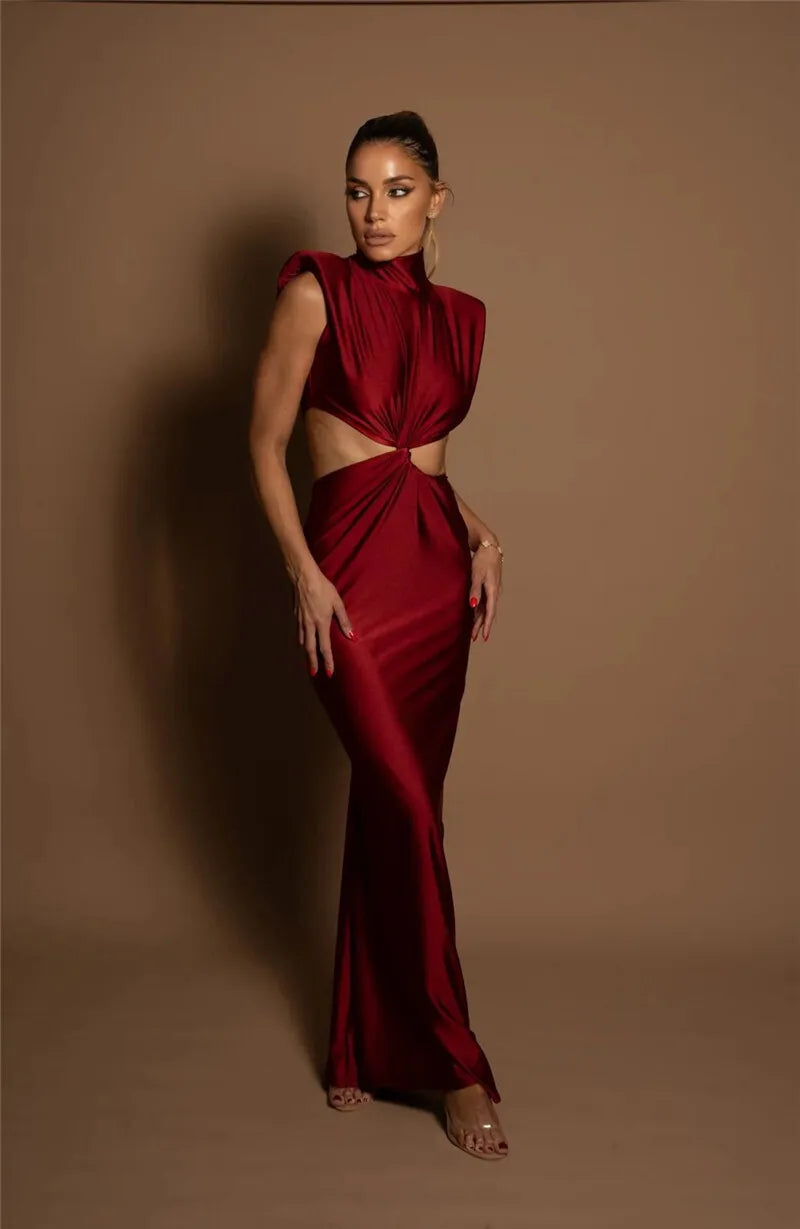 twisted cut out dress