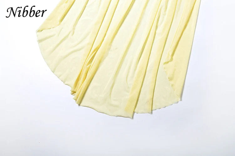 Yellow Chiffon Off shoulder