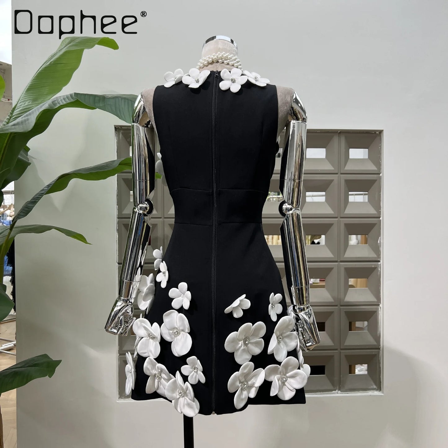 Flower Mini Dress
