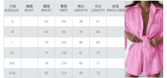 Shorts set ( Shirt+ Shorts) Lantern Sleeve