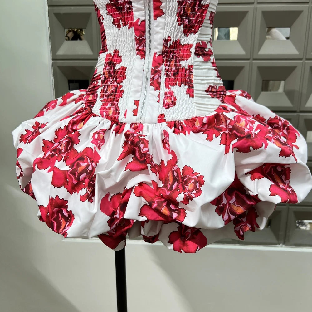 Floral Lolita Blue Red