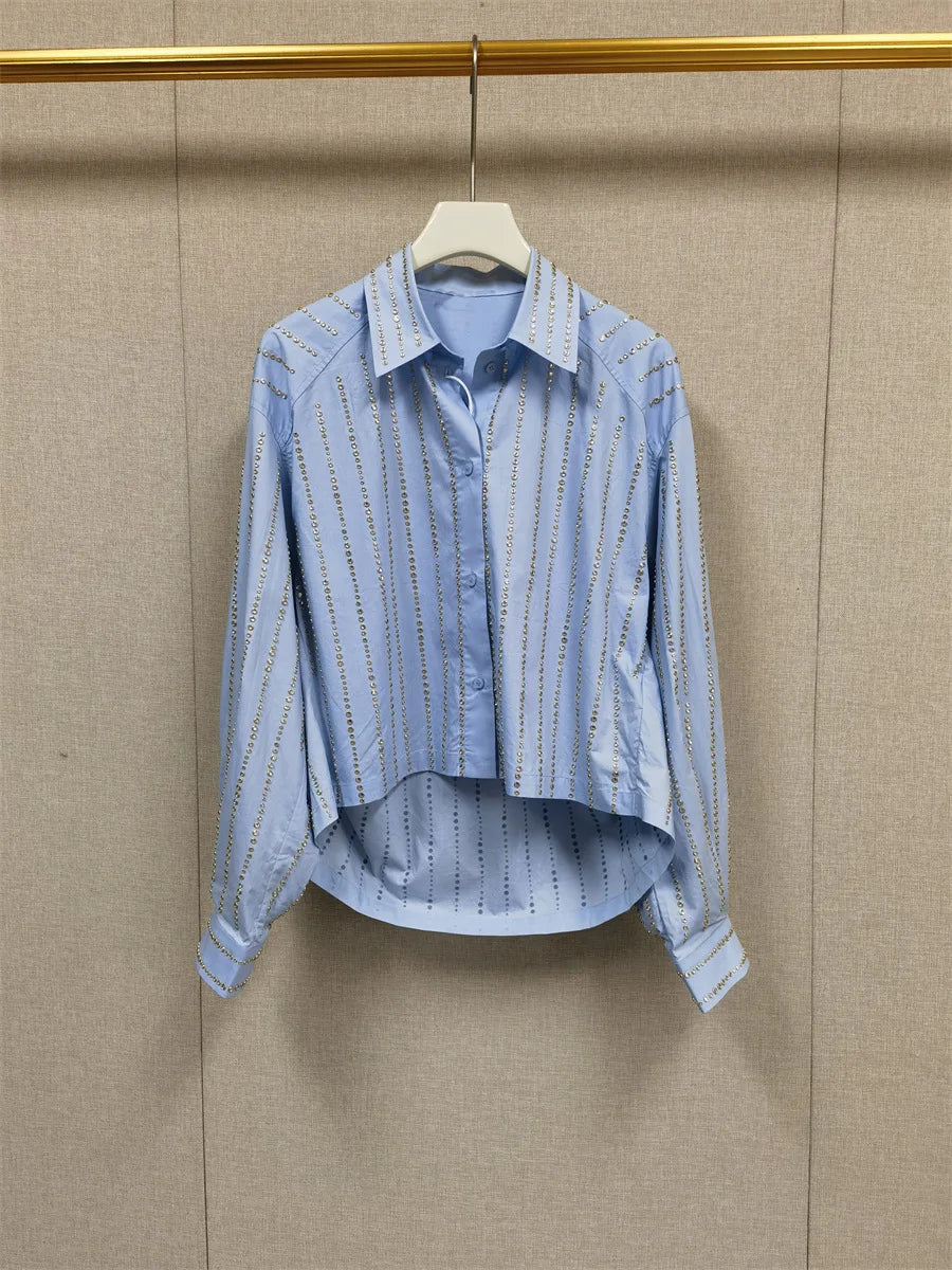 Blue Diamond Striped