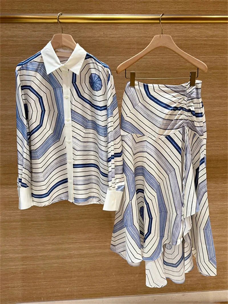 Geometric 2025 Latest Skirt- Sandro Vibes