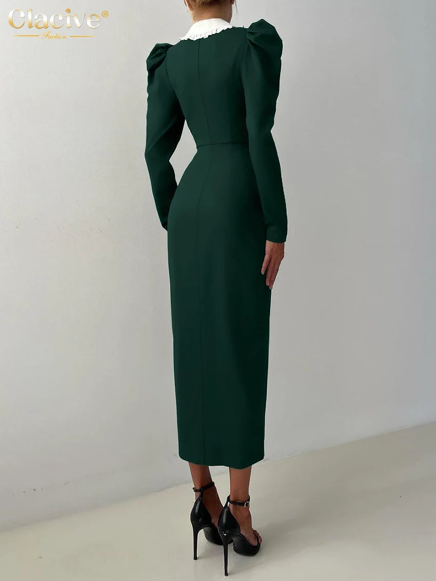 Bodycon Lapel Luxury