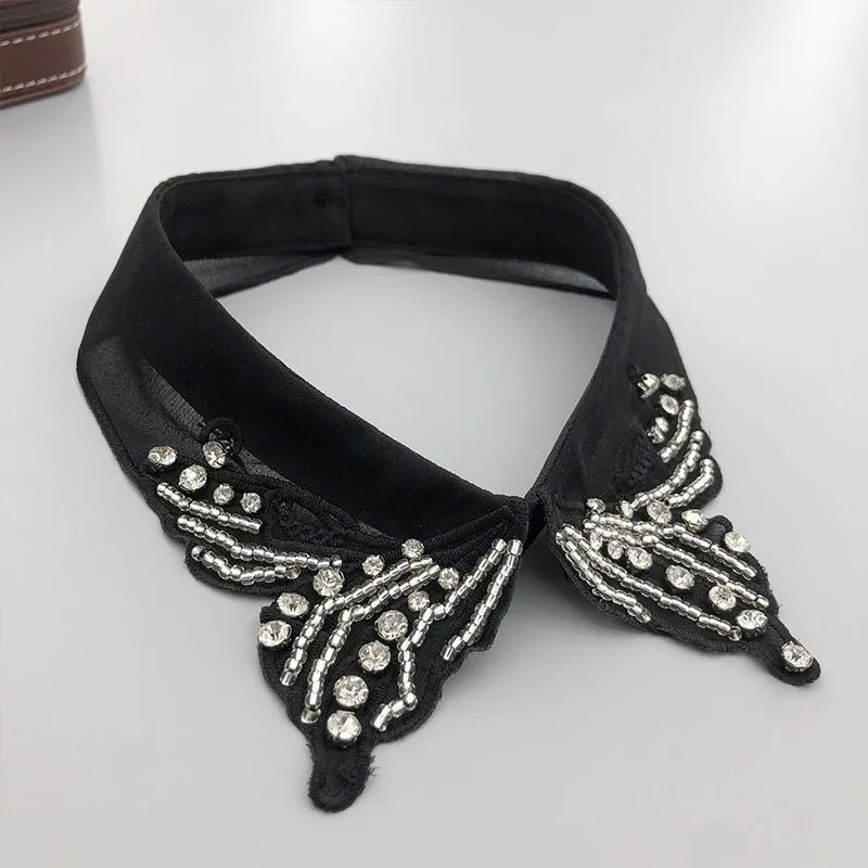 Embellished shirt collar- The royals collection