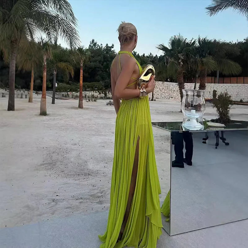 Hollow Out Backless Beach