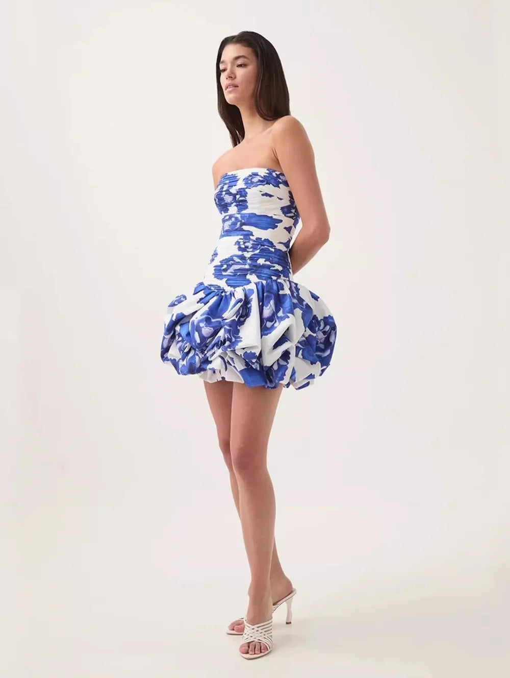 Australian Luxury Puffy Ruffle Dress
