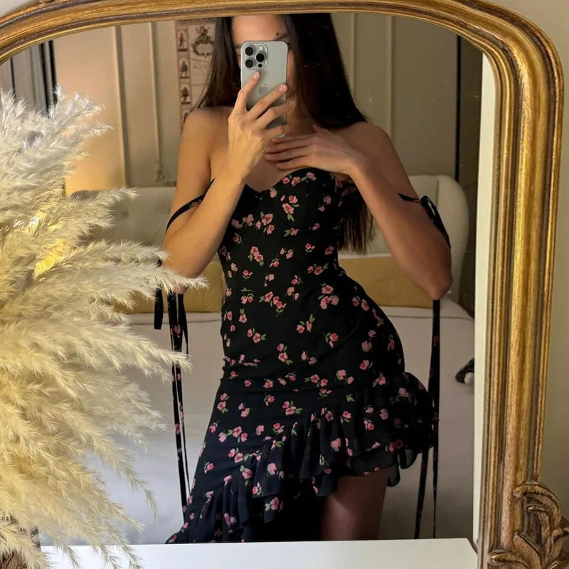 Summer Chiffon Asymmetrical