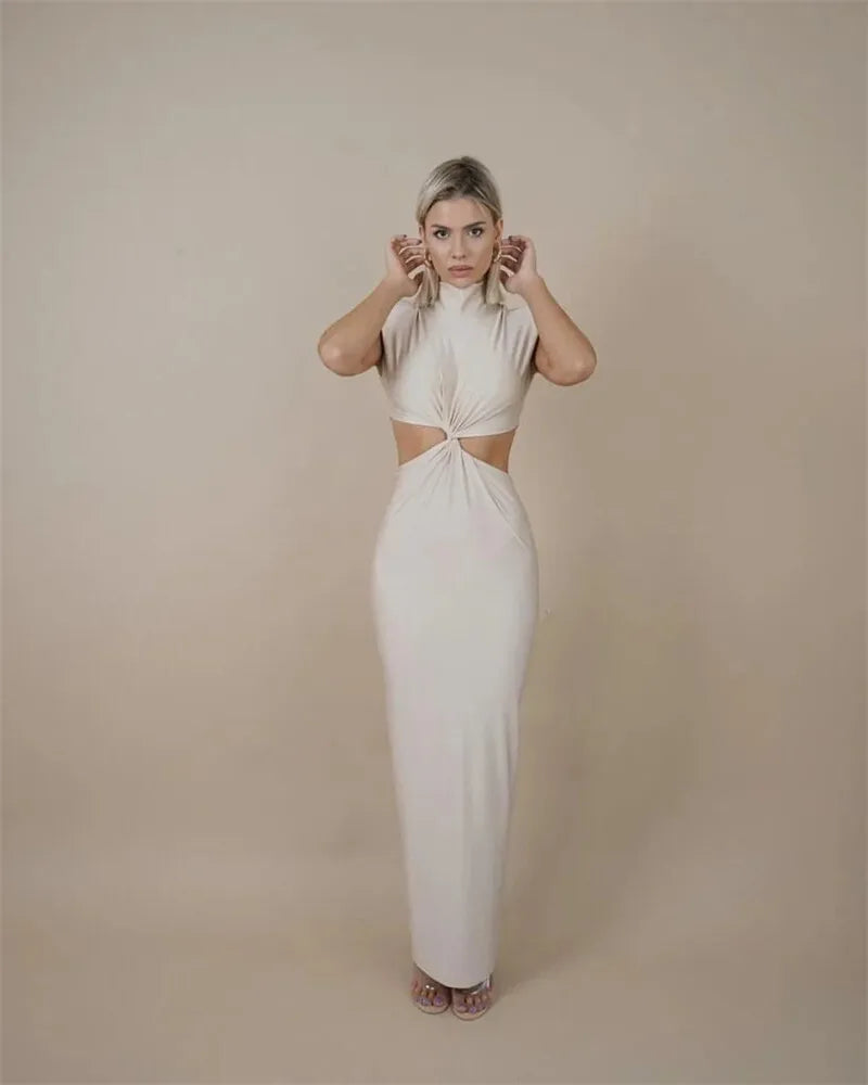 twisted cut out dress