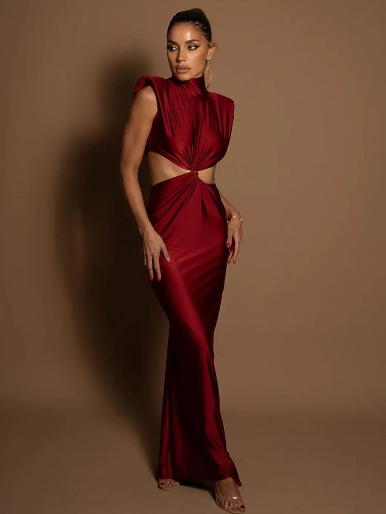 twisted cut out dress