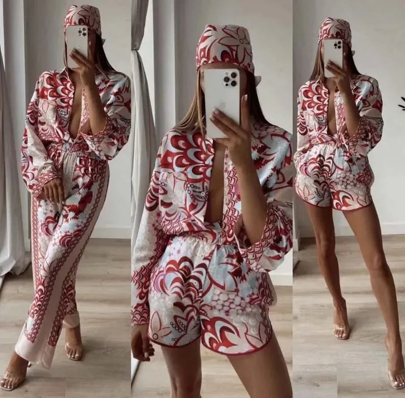 Satin Silk 3 pieces Set