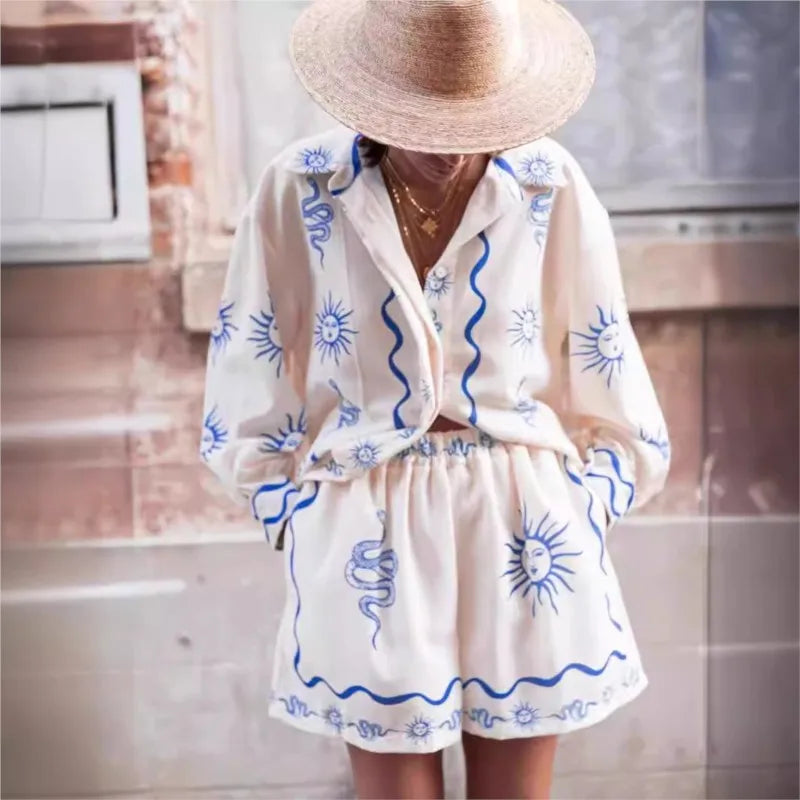 Boho Shorts Set