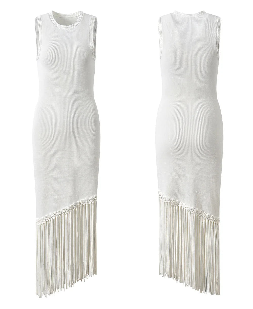 French Socialite Hem Tassel Sli