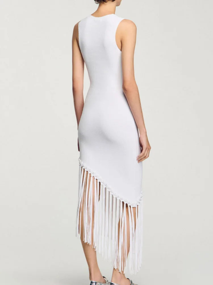 French Socialite Hem Tassel Sli