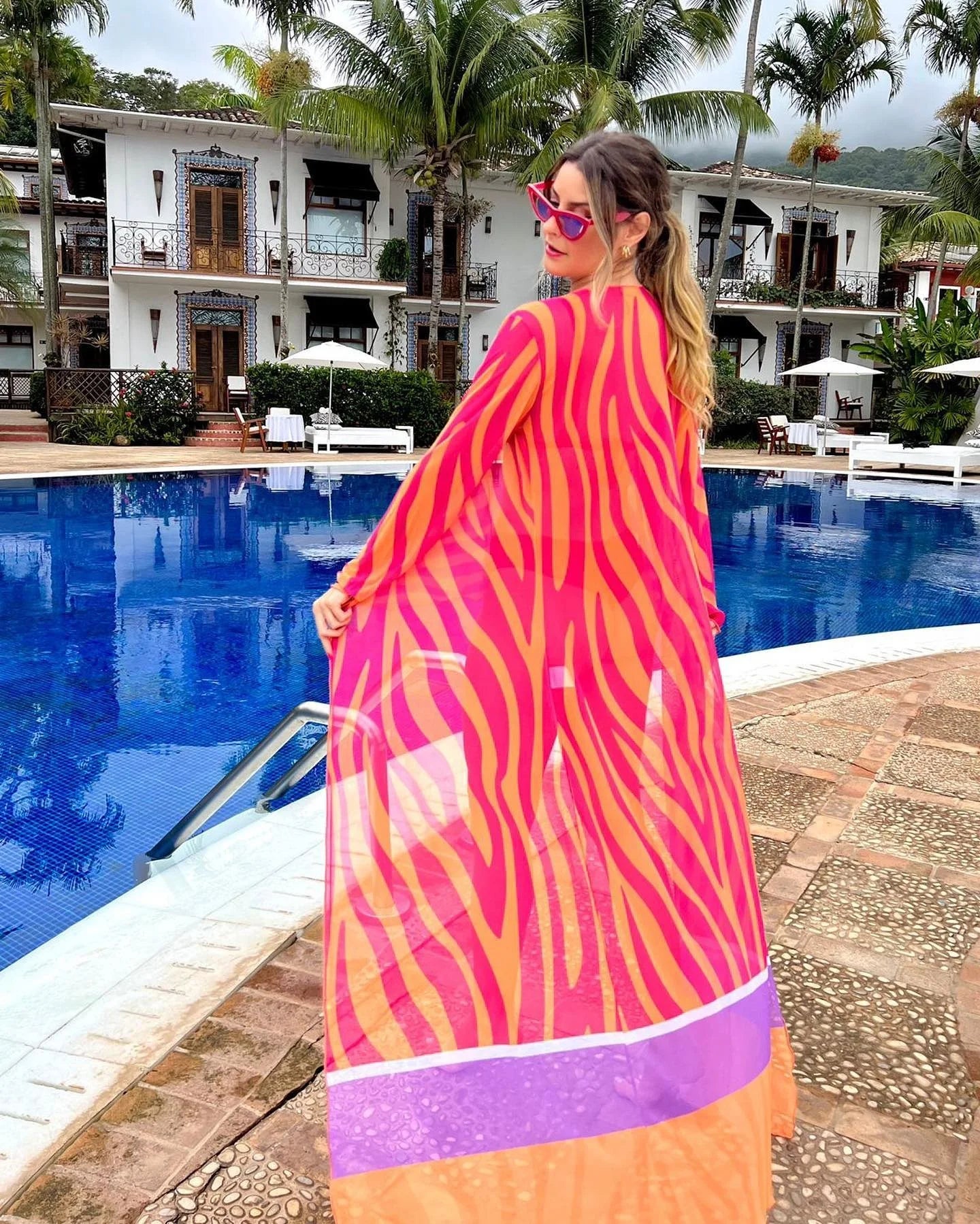 Nouveaux cache-maillots de plage pour femmes, sarong blanc