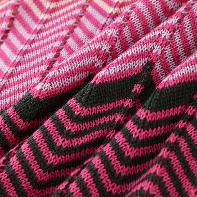 Striped Knitted Dress