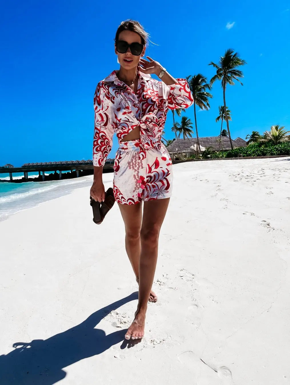 Chic Vintage 2-Piece Short Set