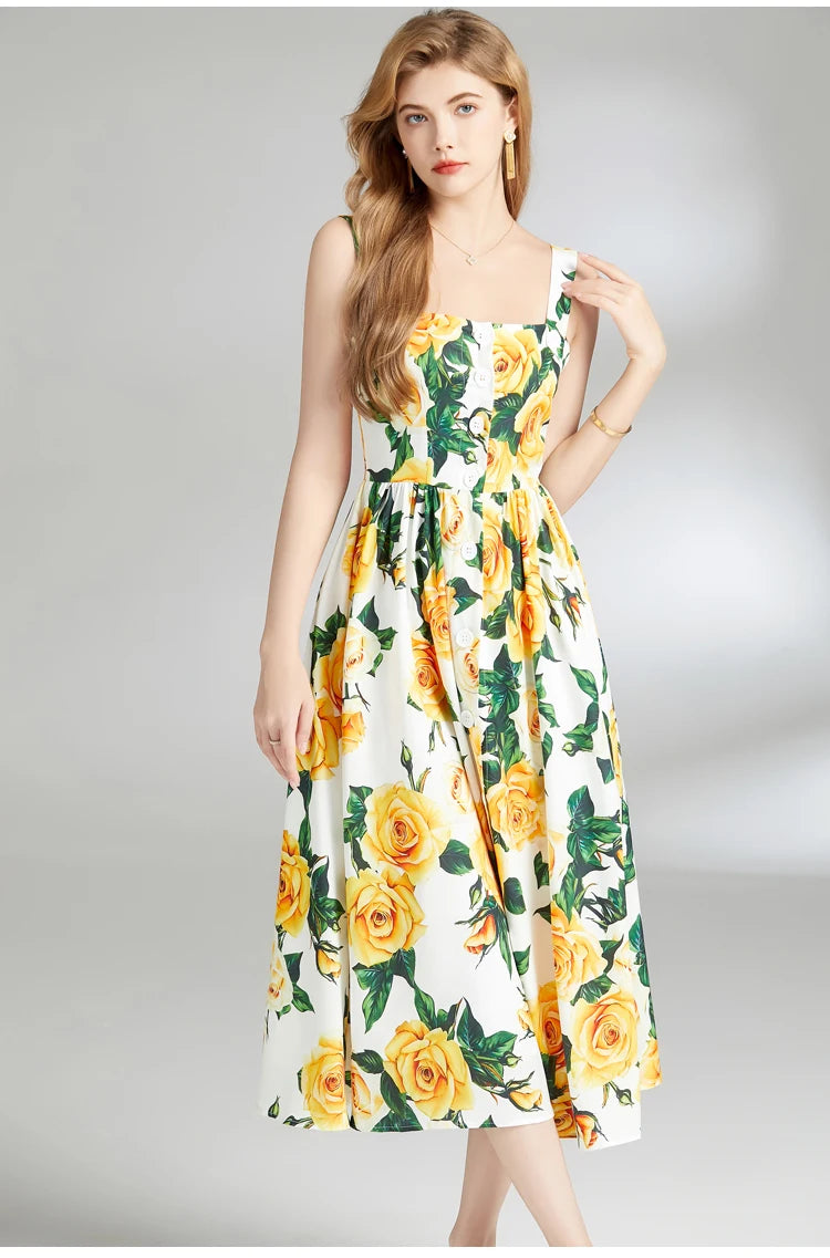 Yellow Rose Dolce Dress