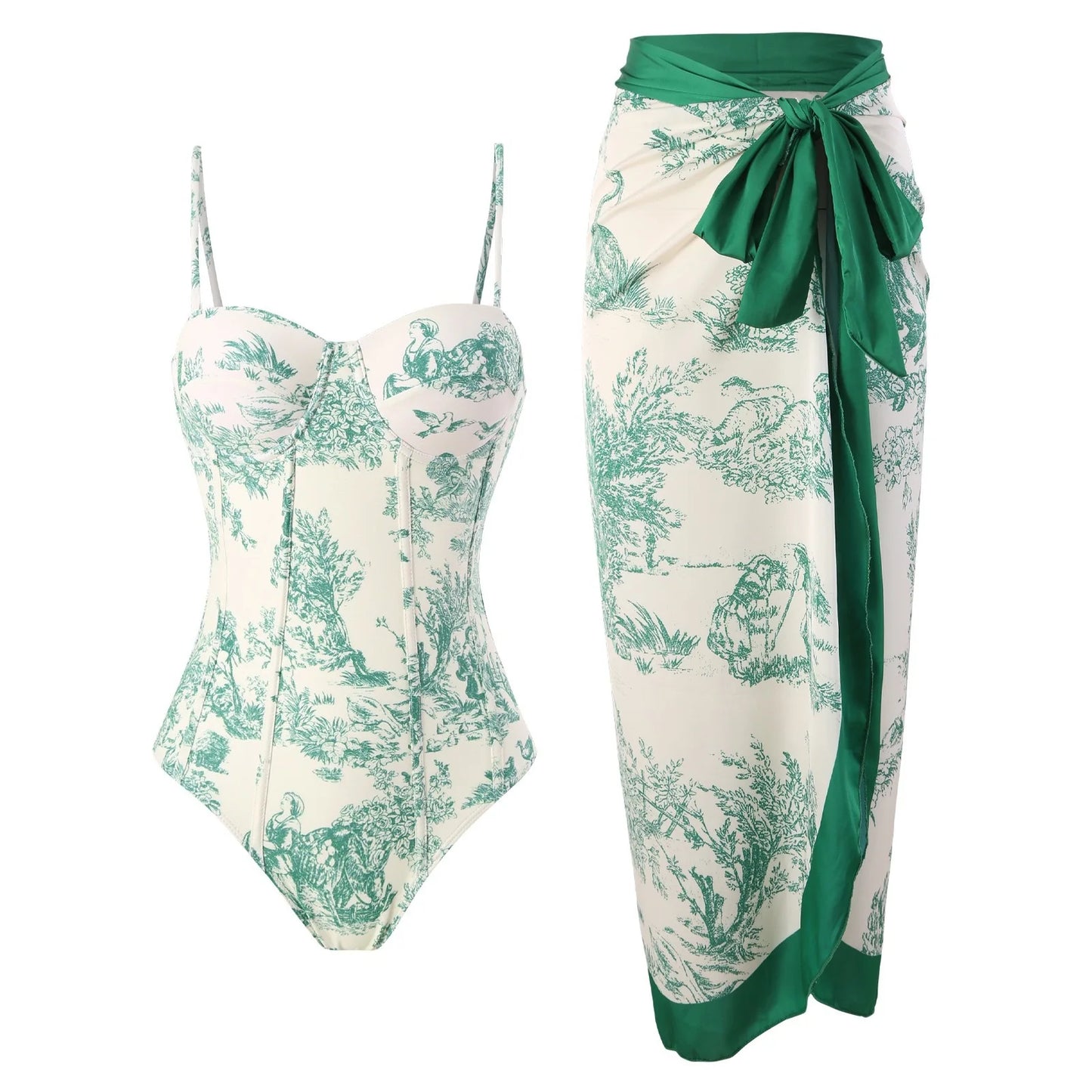 1 Dior Print Bikini Set