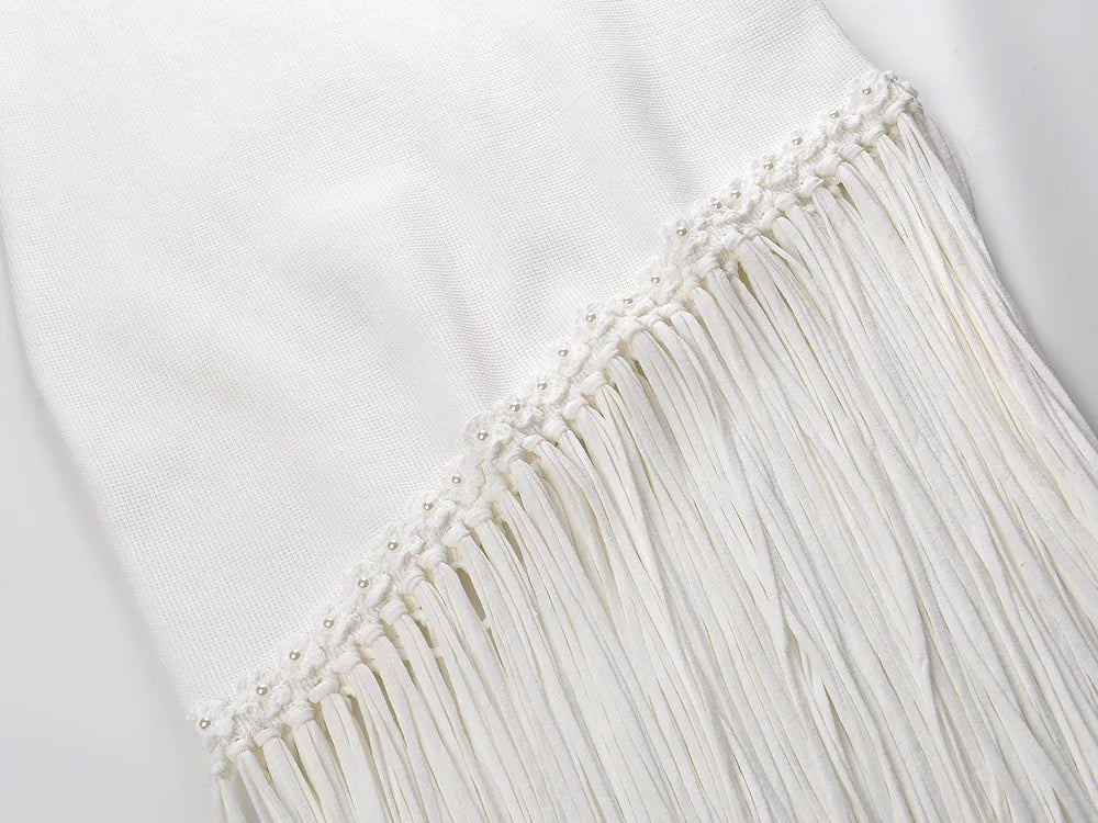French Socialite Hem Tassel Sli