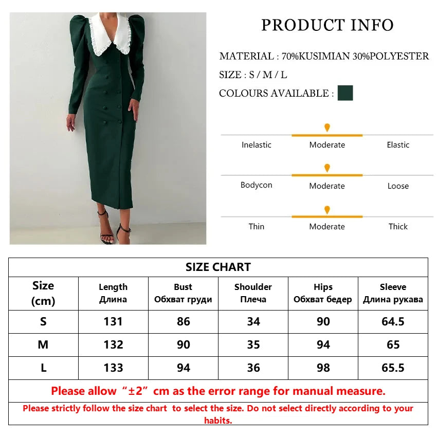 Bodycon Lapel Luxury