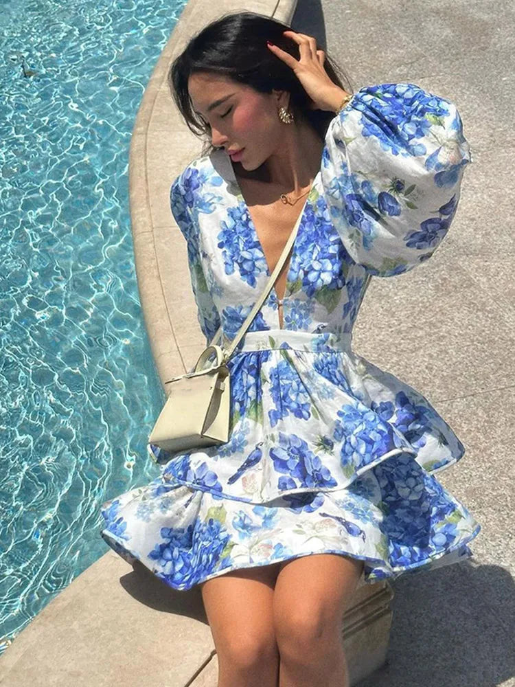 Vintage Ruffle Hem Mini